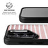 Pink and White Stripes Galaxy S24 FE Kickstand Case